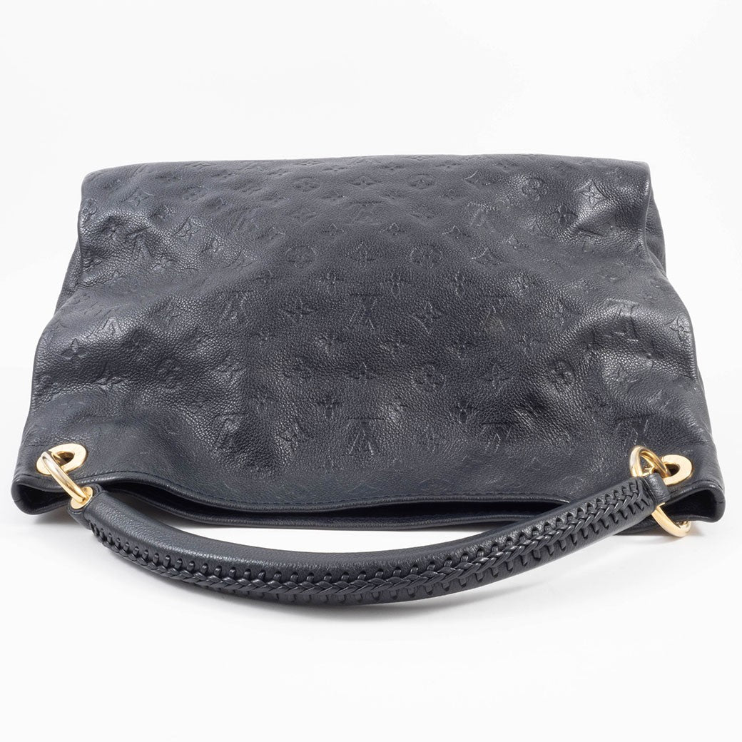 LOUIS VUITTON Artsy MM Monogram Empreinte Infini Leather Hobo Shoulder Bag Auth4