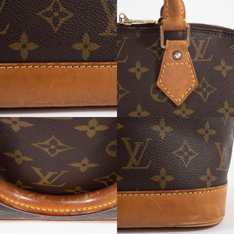 LOUIS VUITTON Alma PM Monogram Canvas Handbag Tote Bag M51130 Preowned Auth14