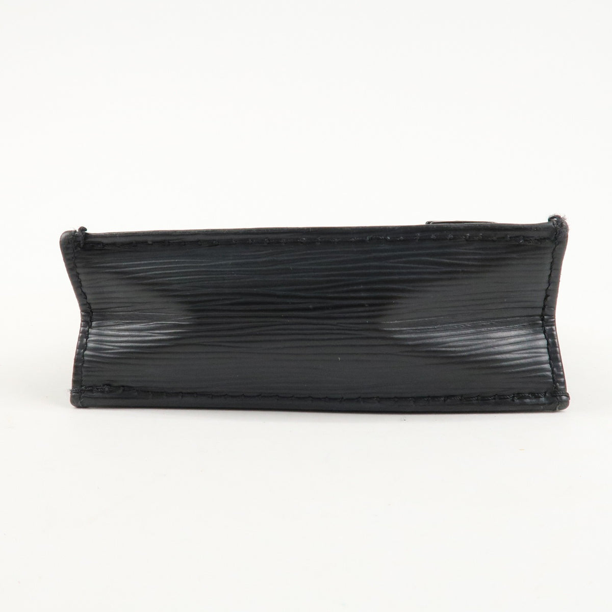 LOUIS VUITTON Petit Sac Plat Convertible Handbag Black Epi M69441 Preowned Auth13