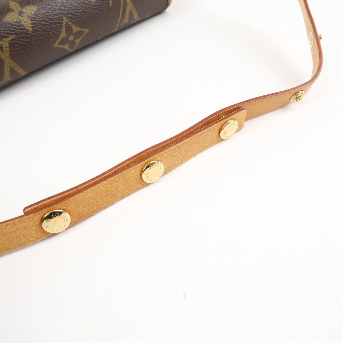 Louis Vuitton Monogram Pochette Florentine Waist Bag Belt XS M51855 Used F/S6