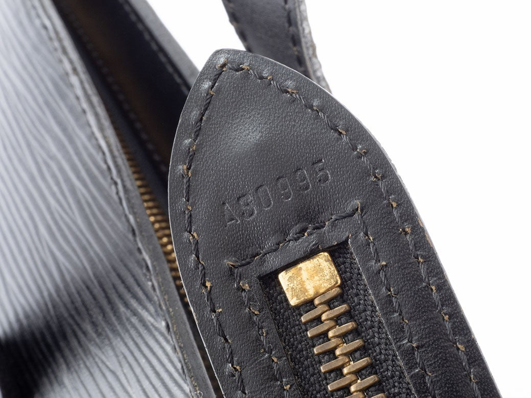 Louis Vuitton Saint Jacques Shopping M52262 Epi Black Shoulder Tote Preowned11