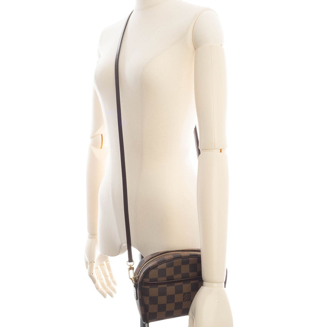 Louis Vuitton Ipanema PM N51296 Damier Ebene Canvas Brown Shoulder Bag Preowned9