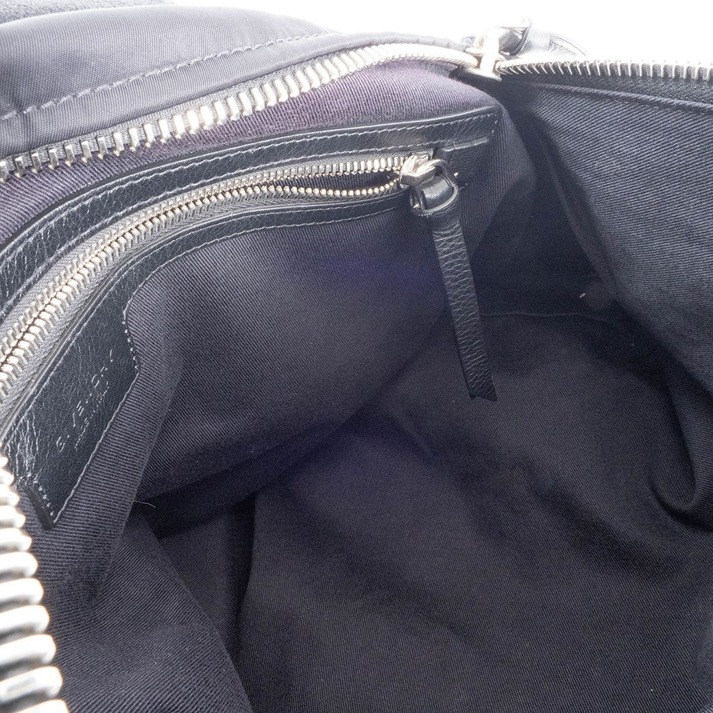 GIVENCHY Pandora Nylon Shoulder Bag Black Men Convertible Preowned Reuse Used15