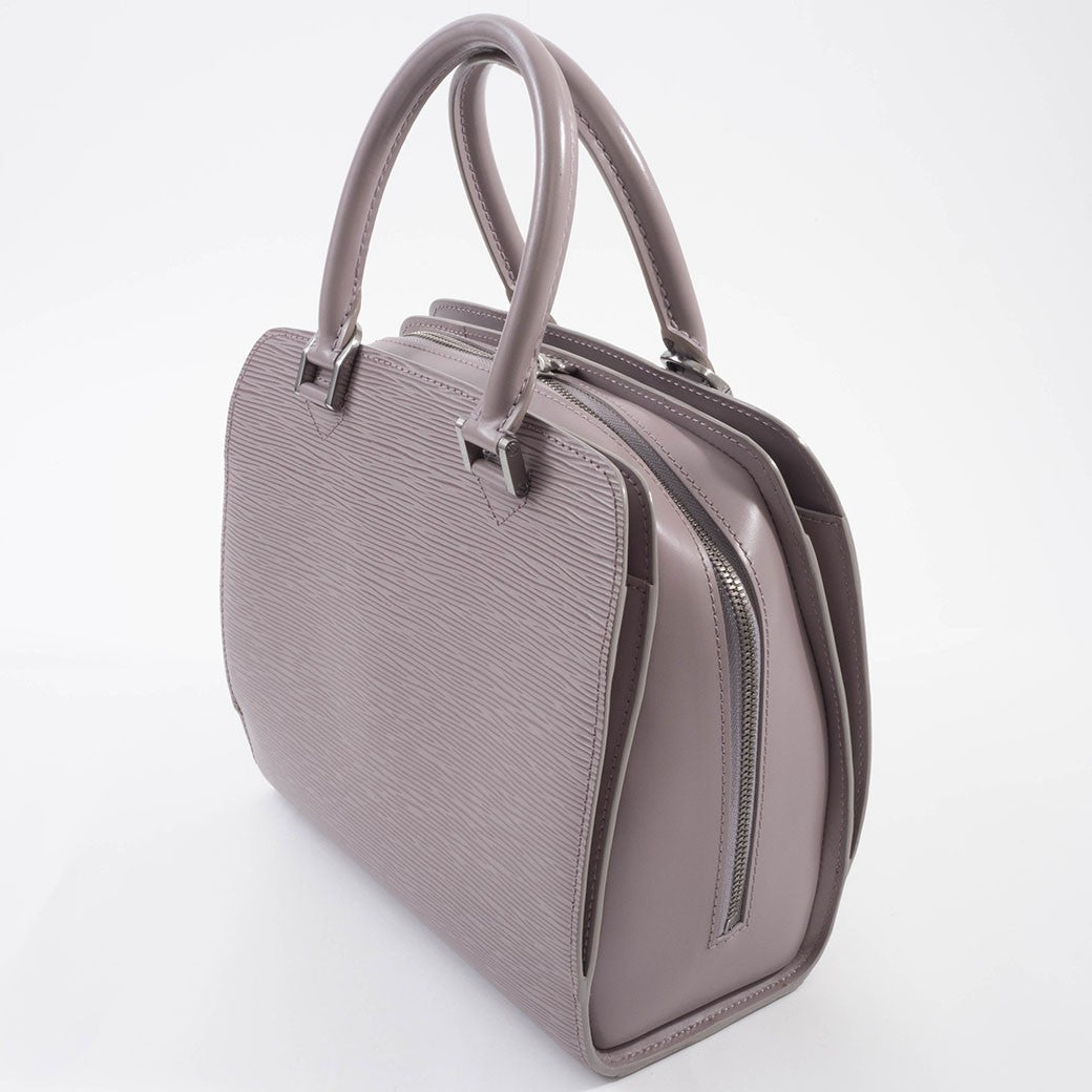 LOUIS VUITTON Pont Neuf Epi Leather Handbag Lilac Pastel Tote Bag Preowned Auth3