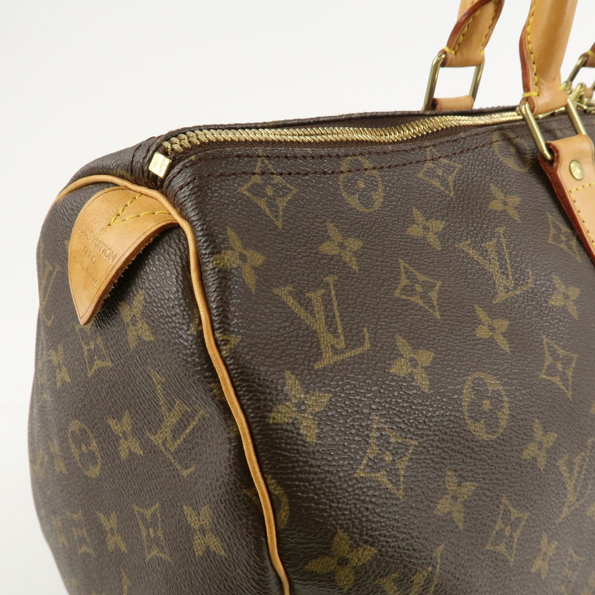 Louis Vuitton Monogram Keep All 45 Boston Bag Brown M41428 Authentic Used F/S15