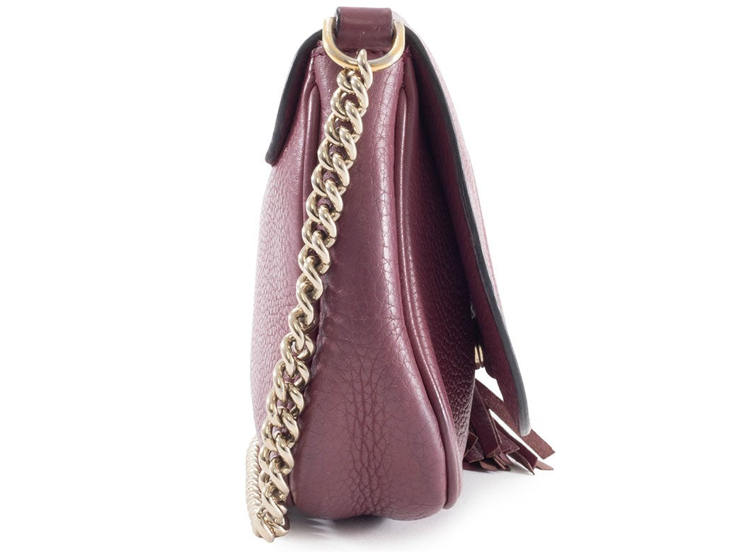 GUCCI Soho Interlocking G Chain Crossbody Shoulder Bag 336752 Womens Preowned2
