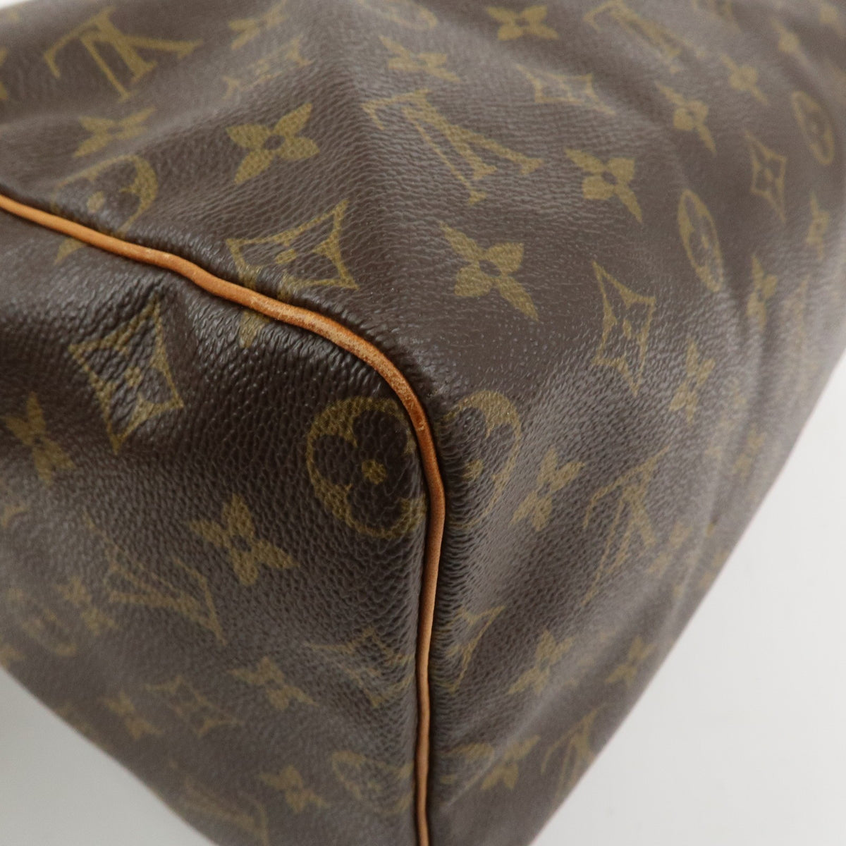 Louis Vuitton Monogram Speedy 40 Hand Bag Boston Bag Brown M41522 Auth Used F/S11