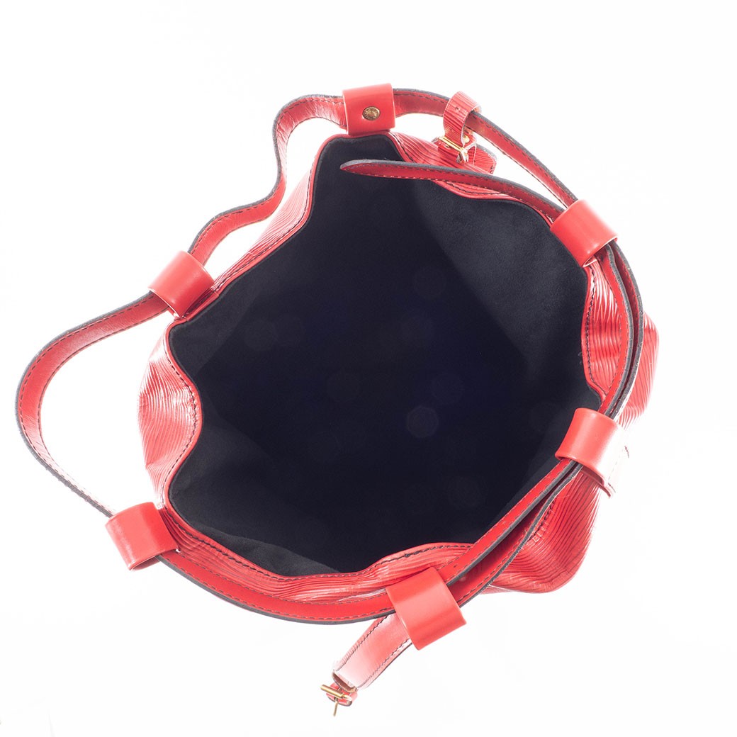 Louis Vuitton Epi Leather Randonnee GM Backpack Red M43087 Womens Preowned Auth11