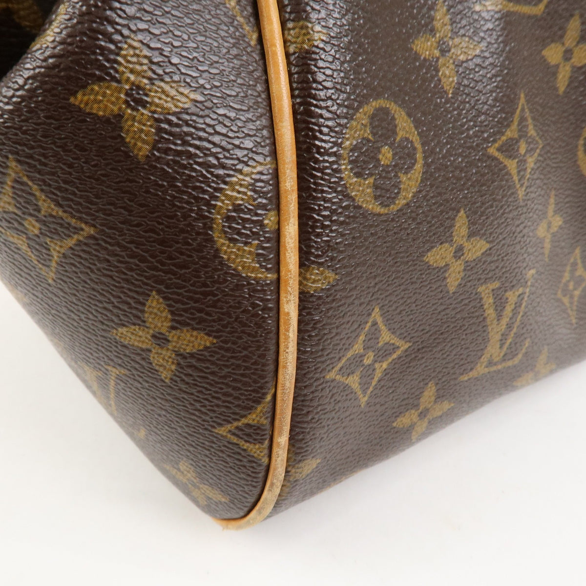Louis Vuitton Monogram Tivoli PM Hand Bag Shoulder Bag Brown M40143 Used F/S13