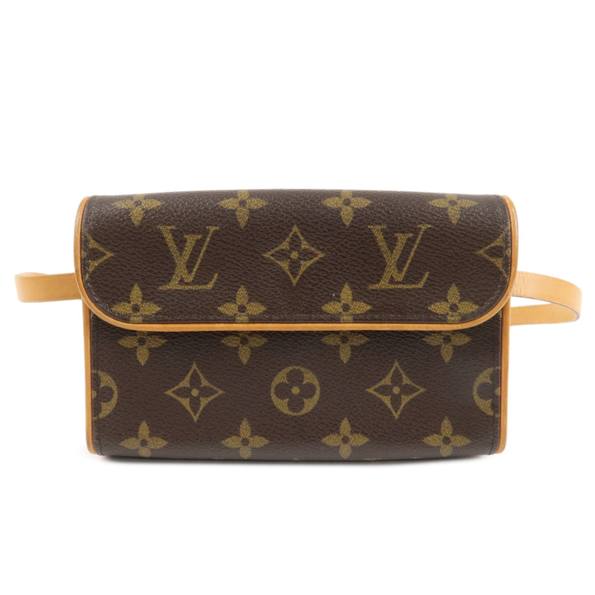 Louis Vuitton Monogram Pochette Florentine Waist Bag Belt XS M51855 Used F/S0