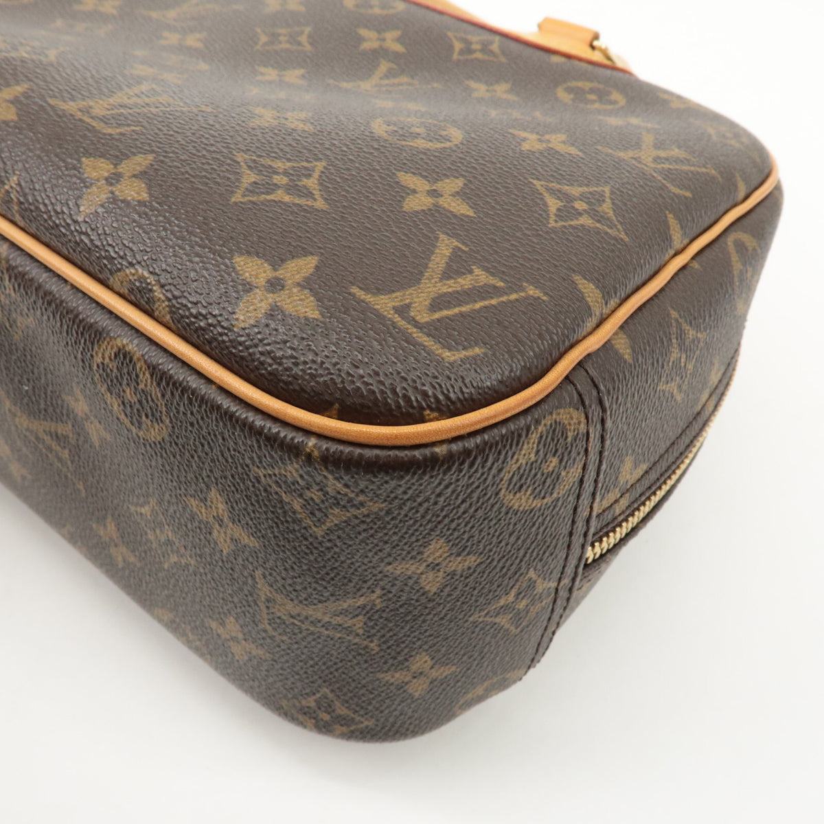 Louis Vuitton Monogram Trueville Womens Handbag Brown M42228 Preowned Auth13