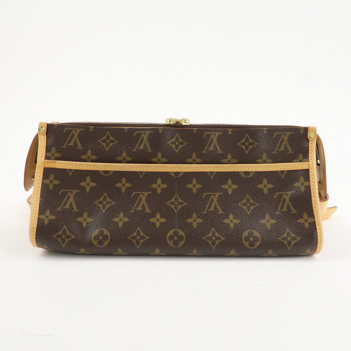 Louis Vuitton Monogram Popincourt Long Shoulder Bag Brown Large Preowned Auth1