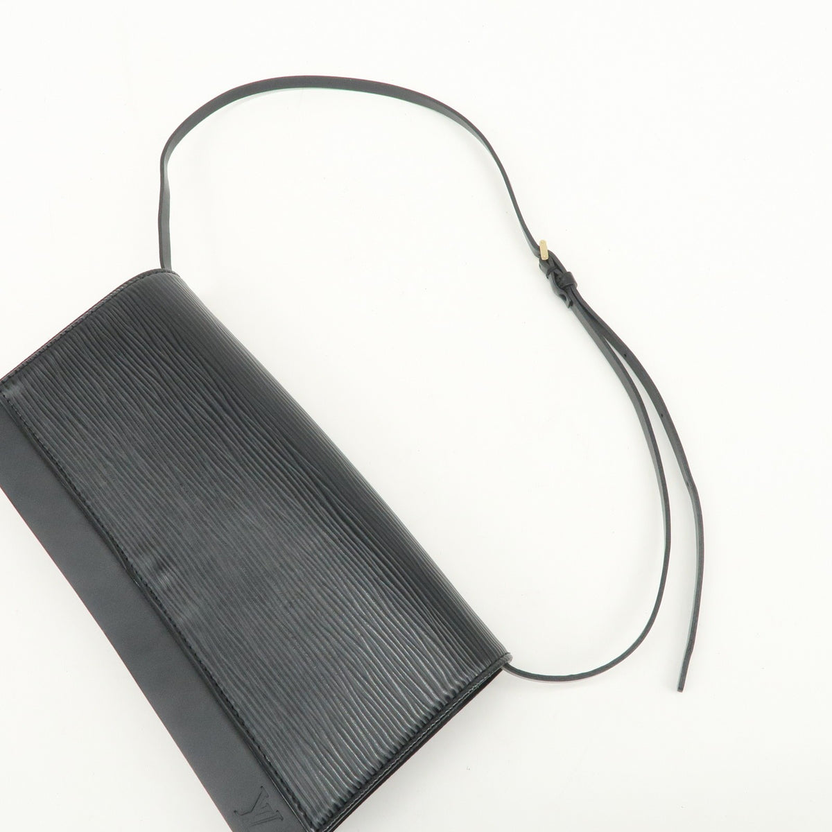 LOUIS VUITTON Honfleur Epi Leather Noir Black Womens Shoulder Bag Preowned Auth5