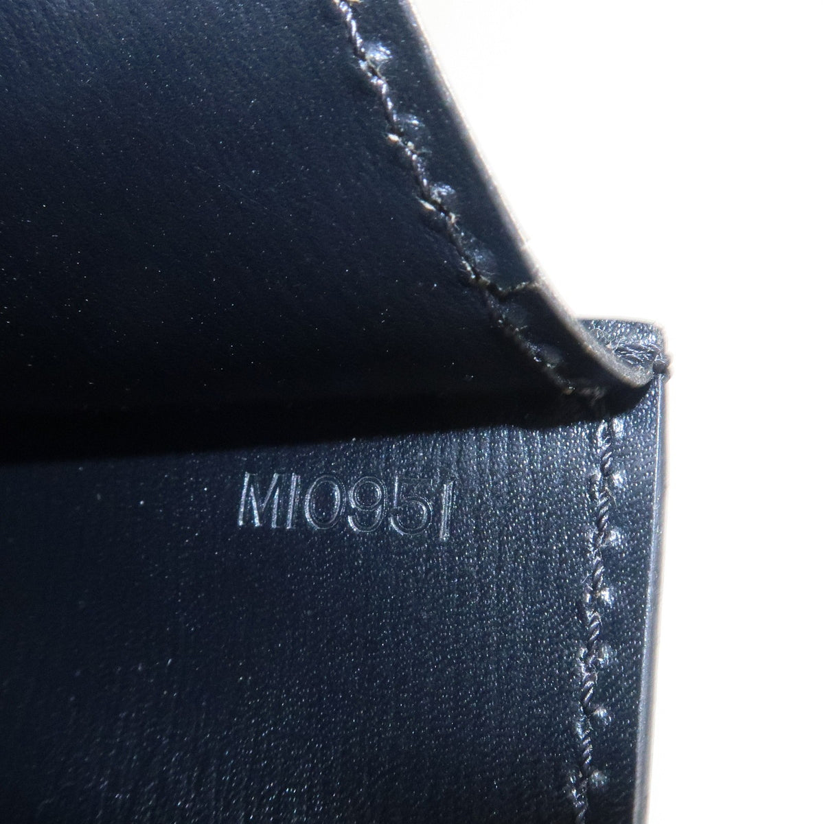 LOUIS VUITTON Arche Epi Leather Noir Black Small Convertible Bag Preowned Auth23