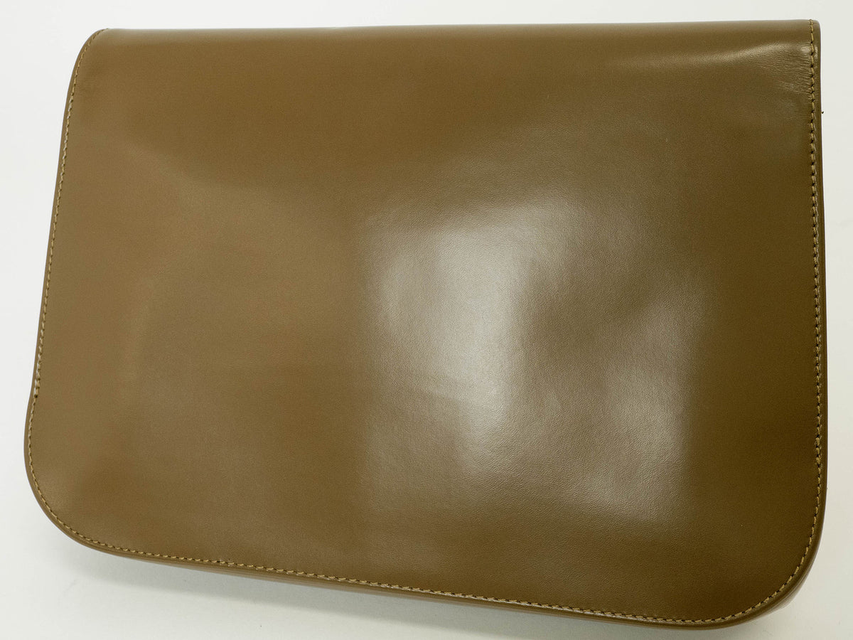 Christian Dior Vintage Dior Clutch Bag Second Bag Brown Women's Leather Belt8