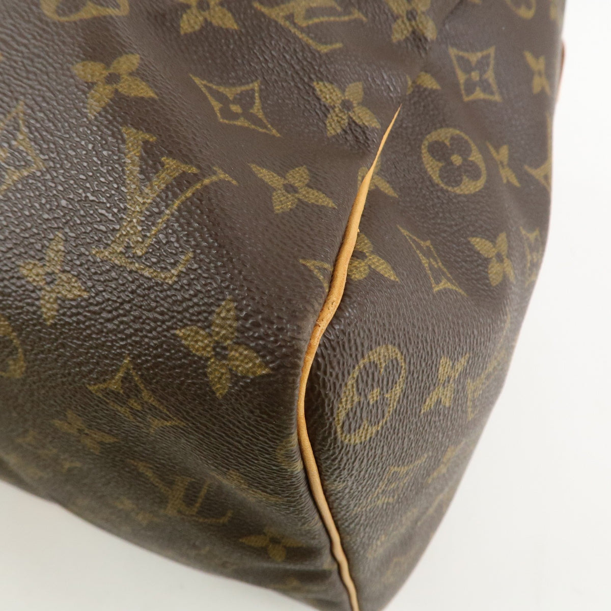 Louis Vuitton Monogram Keep All 45 Boston Bag Brown M41428 Authentic Used F/S11