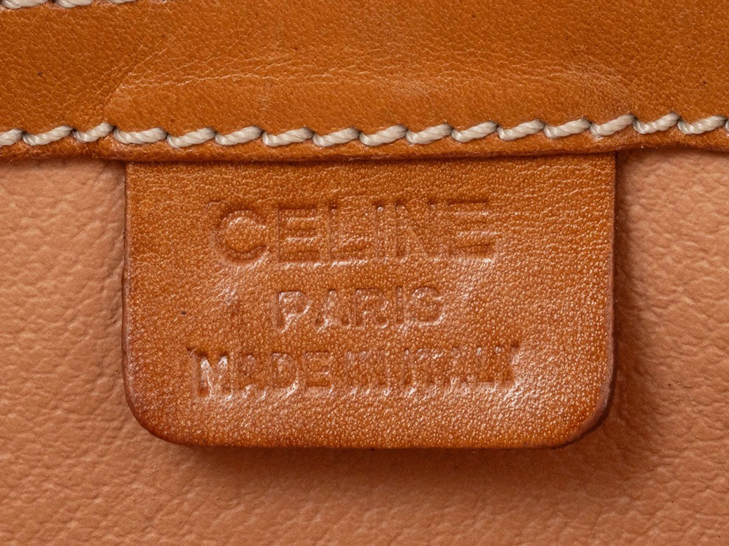 Celine Bag Macadam Handbag Brown MC97 Reuse Used Preowned7