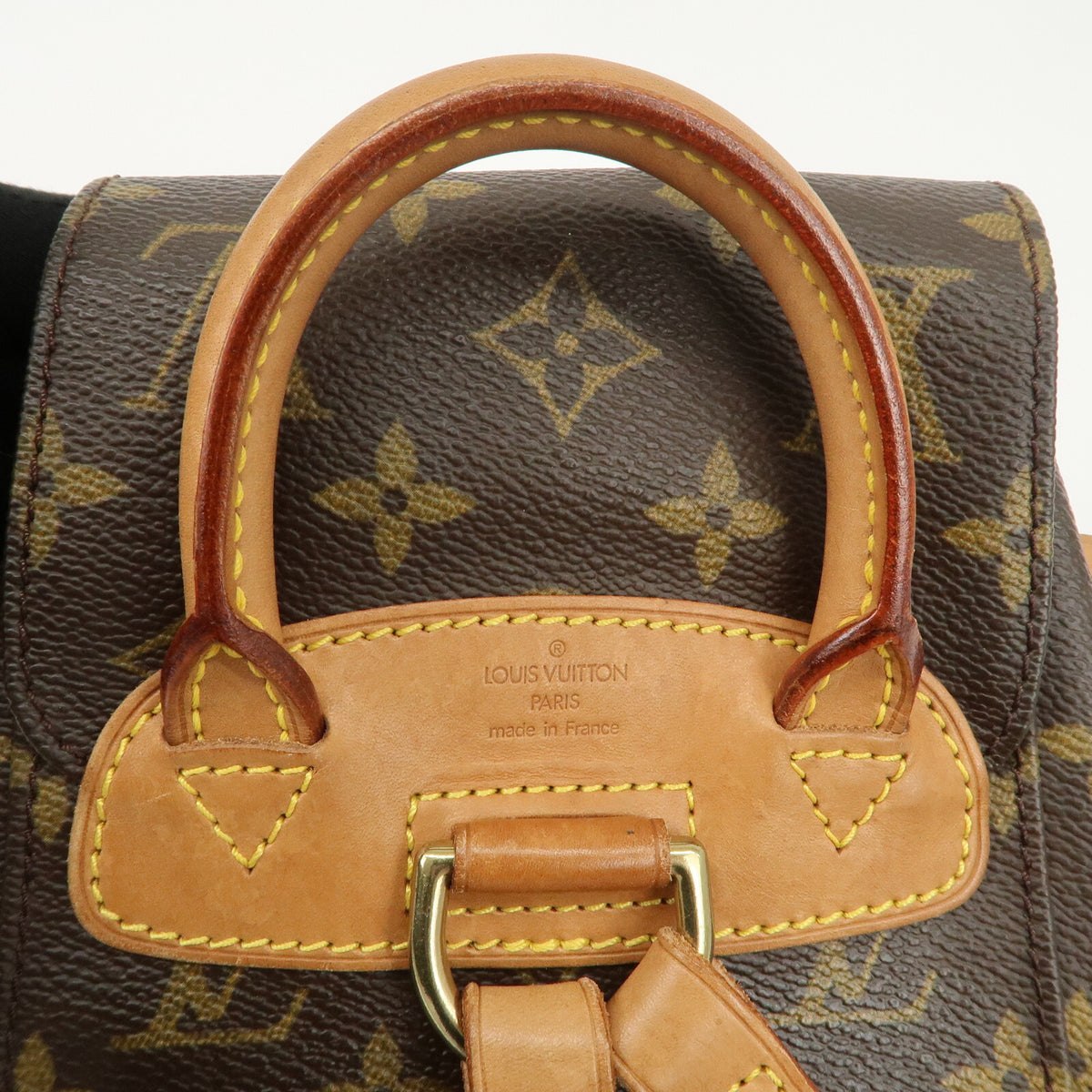 LOUIS VUITTON Mini Montsouris Backpack Monogram Canvas M51137 Preowned Auth11