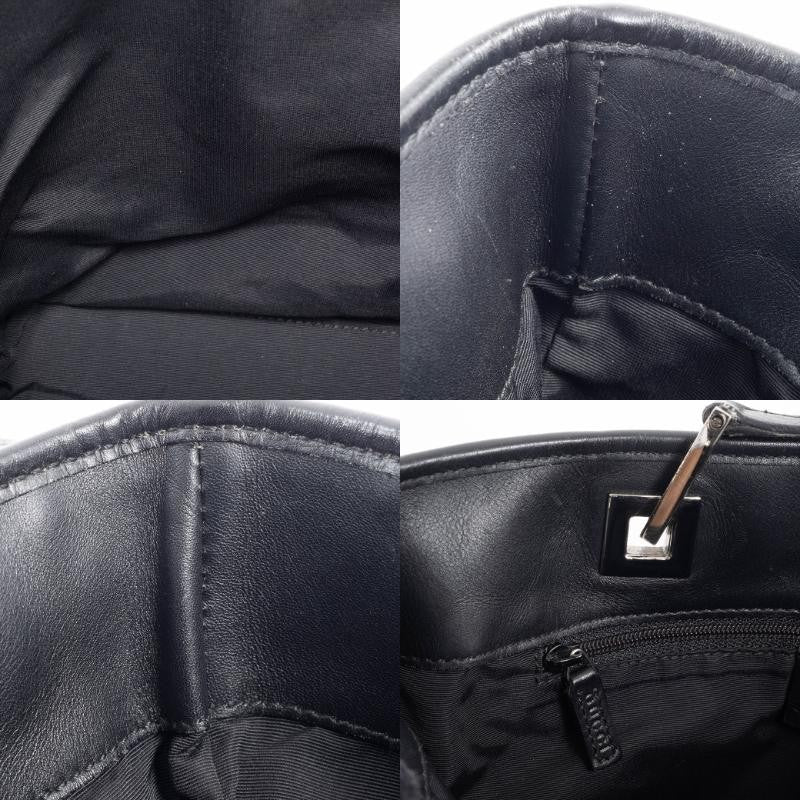 GUCCI GG Canvas Shoulder Tote Bag Underarm Gray Leather Handbag 31244 Preowned22