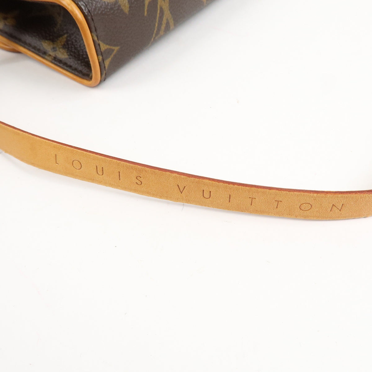 Louis Vuitton Monogram Pochette Florentine Waist Bag Belt XS M51855 Used F/S7