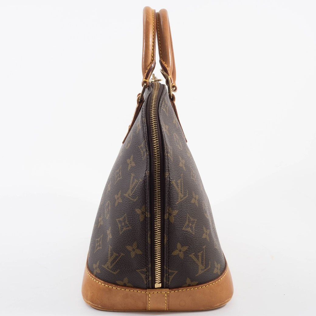 LOUIS VUITTON Alma PM Monogram Canvas Handbag Tote Bag M51130 Preowned Auth5