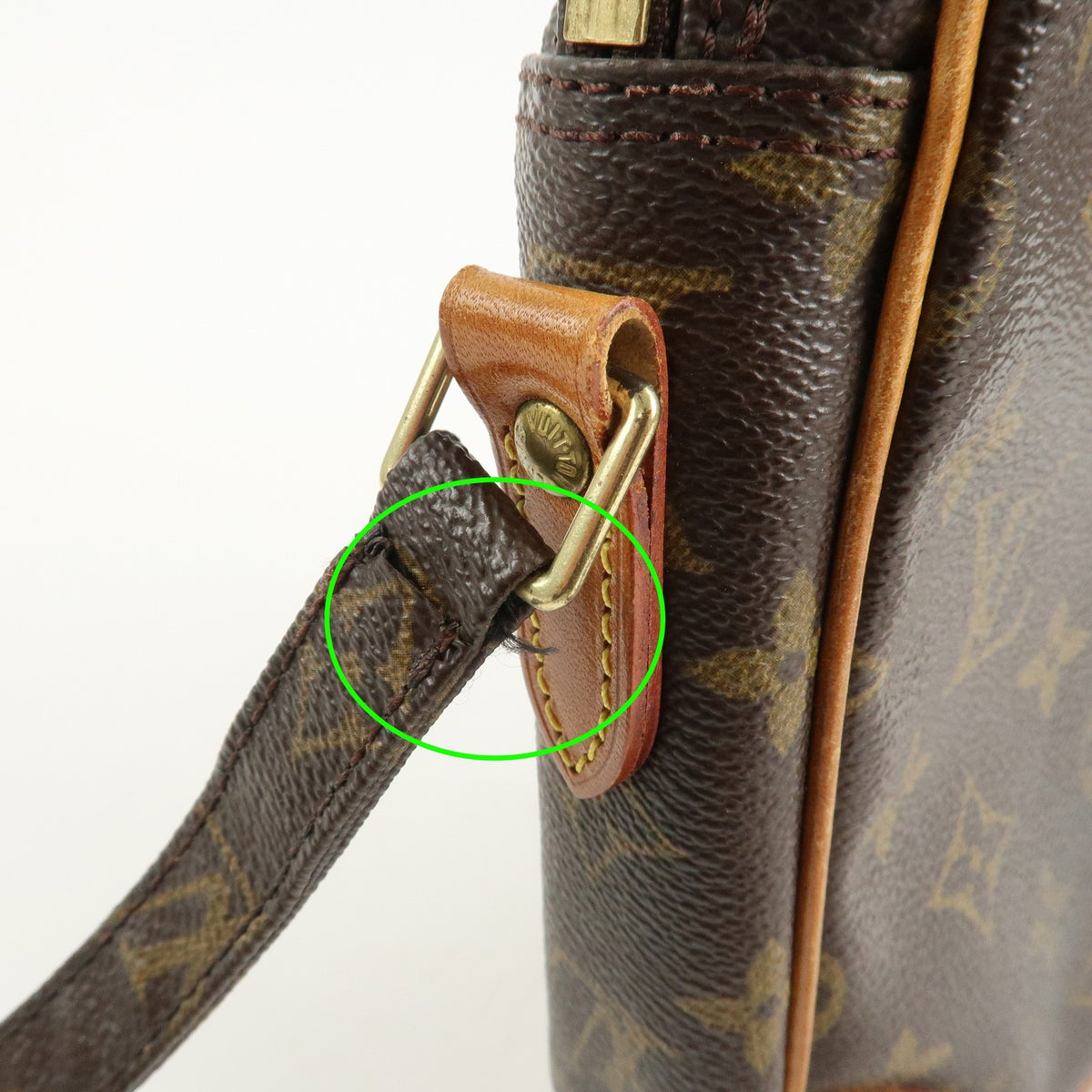 Louis Vuitton Monogram Danube Shoulder Bag Crossbody Bag M45266 Auth Used F/S9