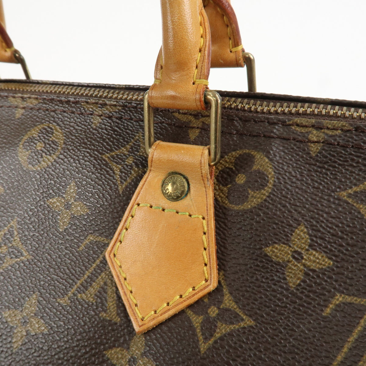 Louis Vuitton Monogram Speedy 30 Boston Bag Hand Bag Brown M41526 Auth Used F/S8