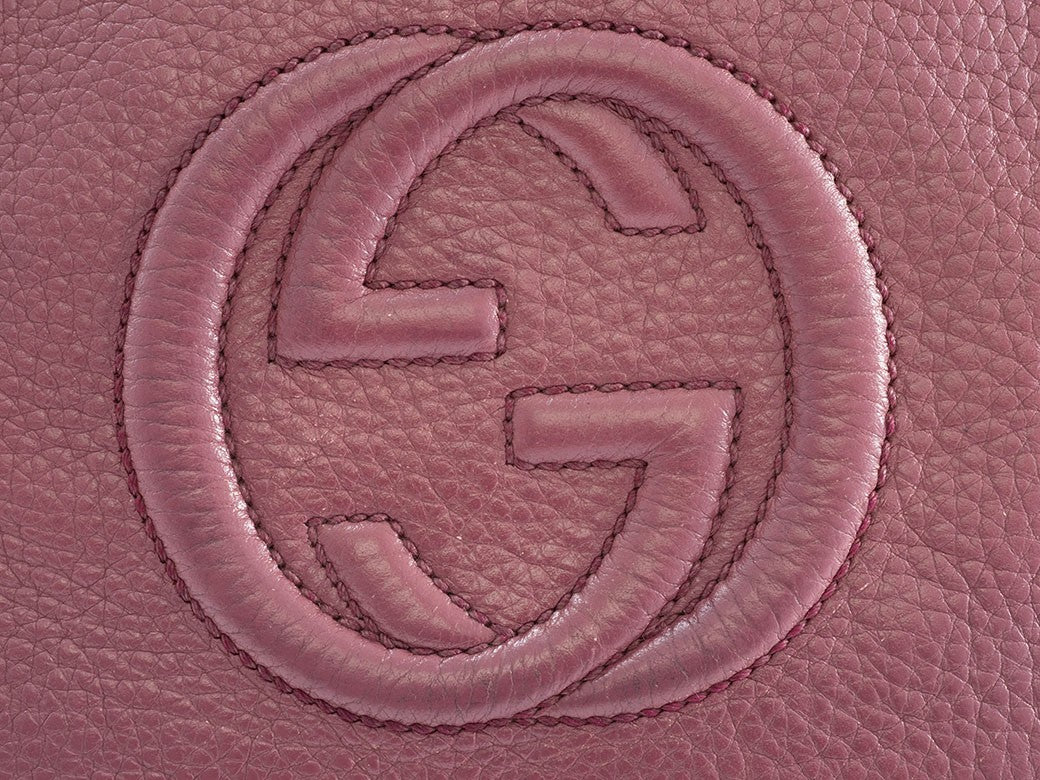 GUCCI Soho Interlocking G Chain Crossbody Shoulder Bag 336752 Womens Preowned7