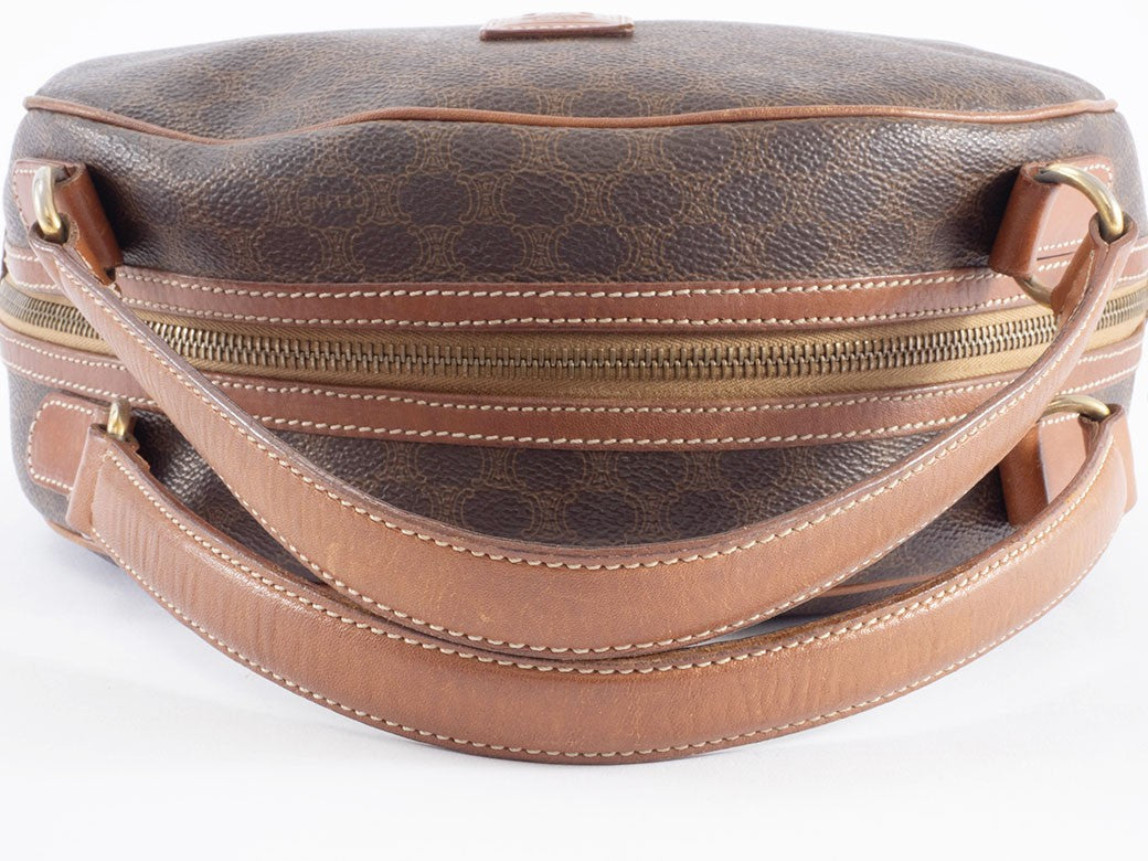 Celine Bag Macadam Handbag Brown MC97 Reuse Used Preowned4