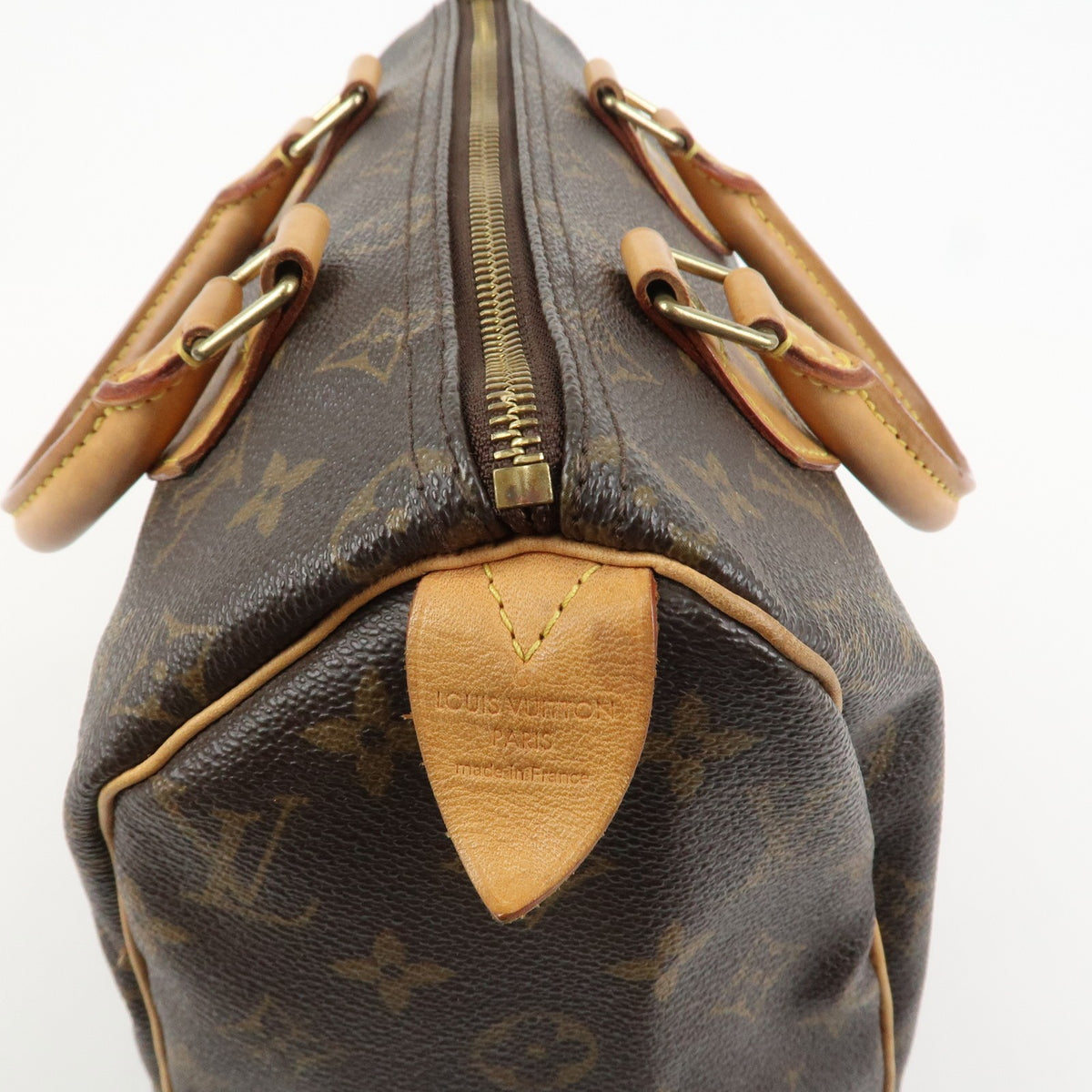 Louis Vuitton Monogram Speedy 25 Boston Bag Hand Bag Brown M41528 Preowned Auth6