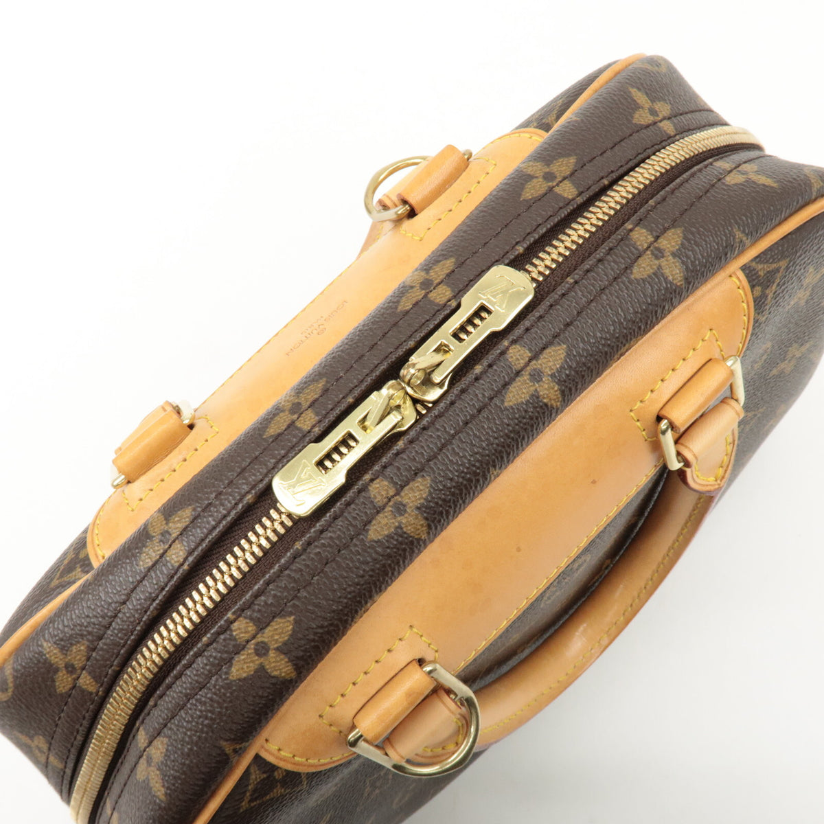 Louis Vuitton Monogram Trueville Womens Handbag Brown M42228 Preowned Auth18