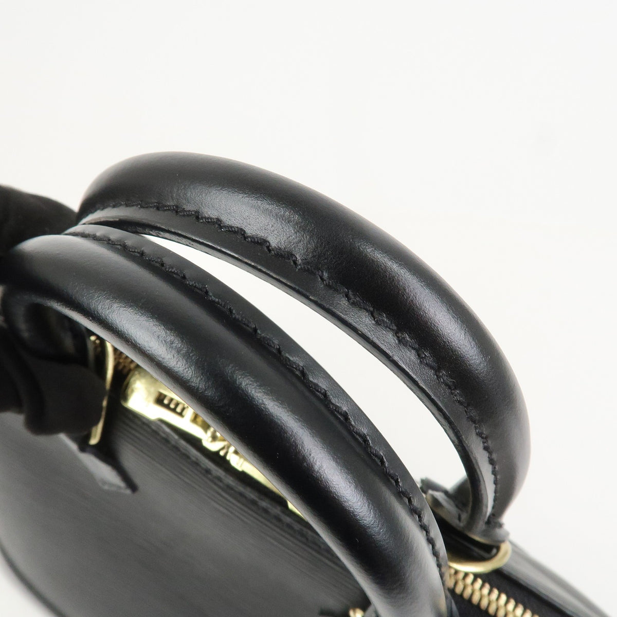 LOUIS VUITTON Alma PM Epi Leather Black Womens Handbag M52802 Preowned Auth6