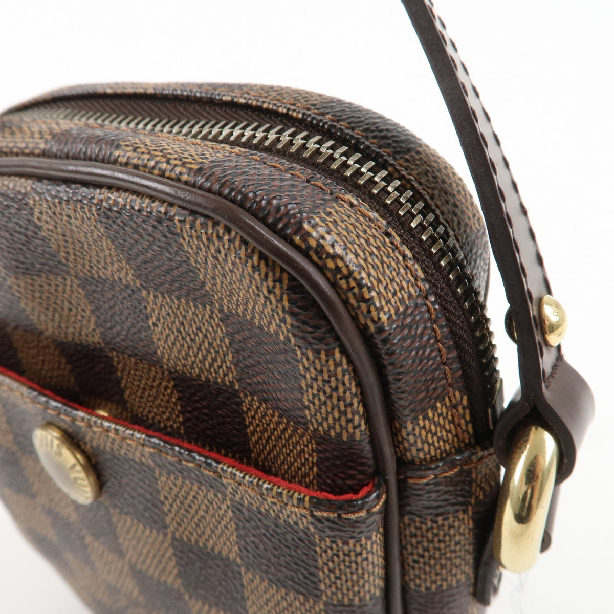 LOUIS VUITTON Damier Rift Mini Pochette Crossbody Shoulder Bag N60009 Preowned5