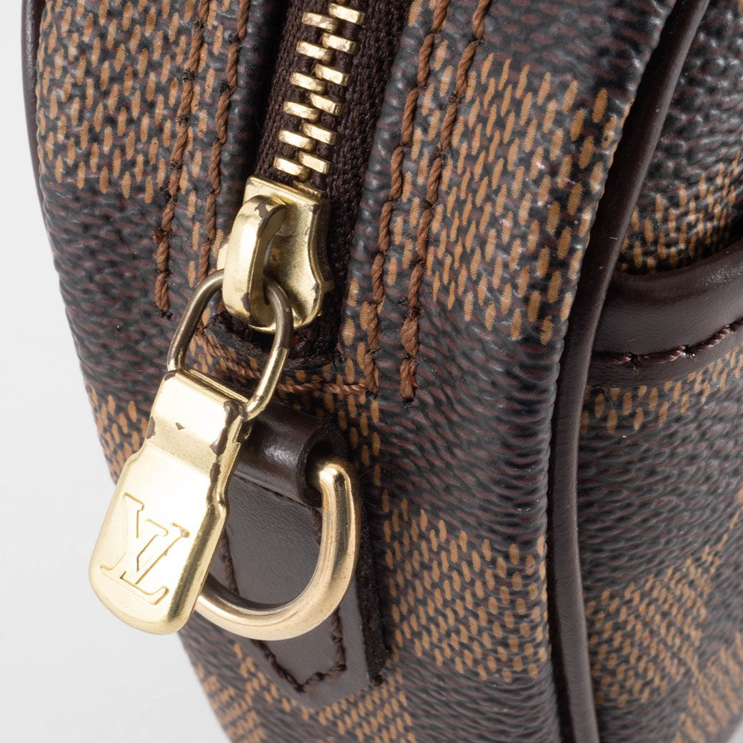Louis Vuitton Ipanema PM N51296 Damier Ebene Canvas Brown Shoulder Bag Preowned17