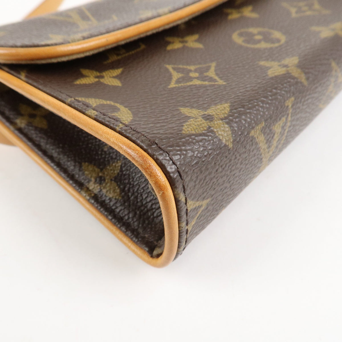 Louis Vuitton Monogram Pochette Florentine Waist Bag Belt XS M51855 Used F/S10