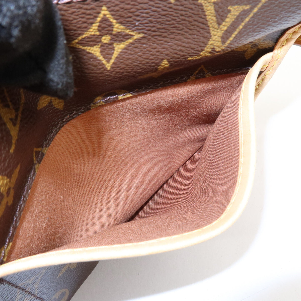 Louis Vuitton Monogram Popincourt Long Shoulder Bag Brown Large Preowned Auth20