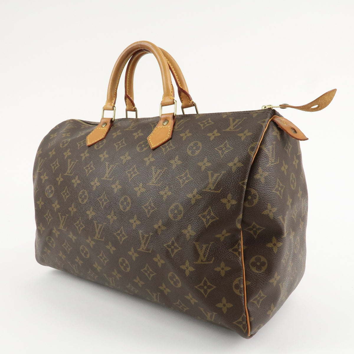 Auth Louis Vuitton Handbag Monogram Speedy 40 Boston Bag M41522 Reuse Used2