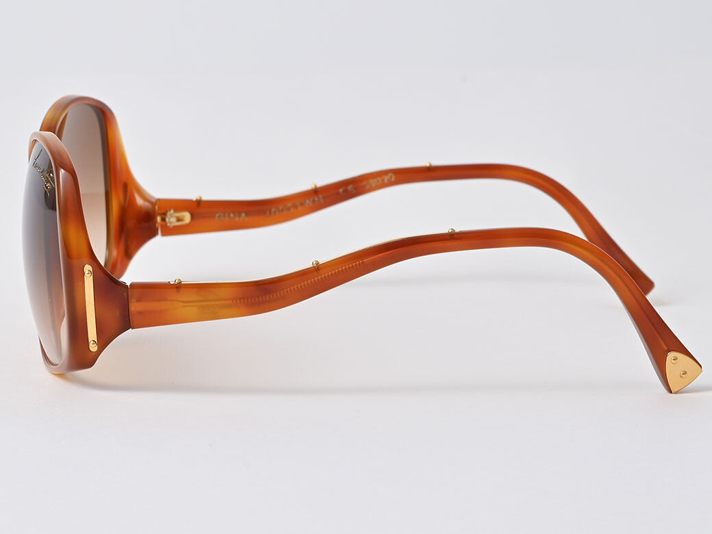 Auth LOUIS VUITTON GINA Sunglasses Square Brown Z0053WN Plastic Gina Tortoise2