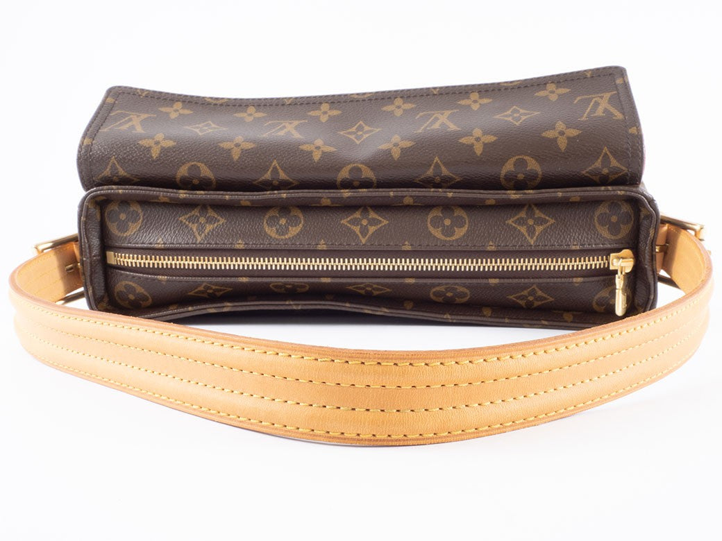 Louis Vuitton Bag Vivacite MM Monogram Shoulder Bag M51164 Reuse Used Preowned4
