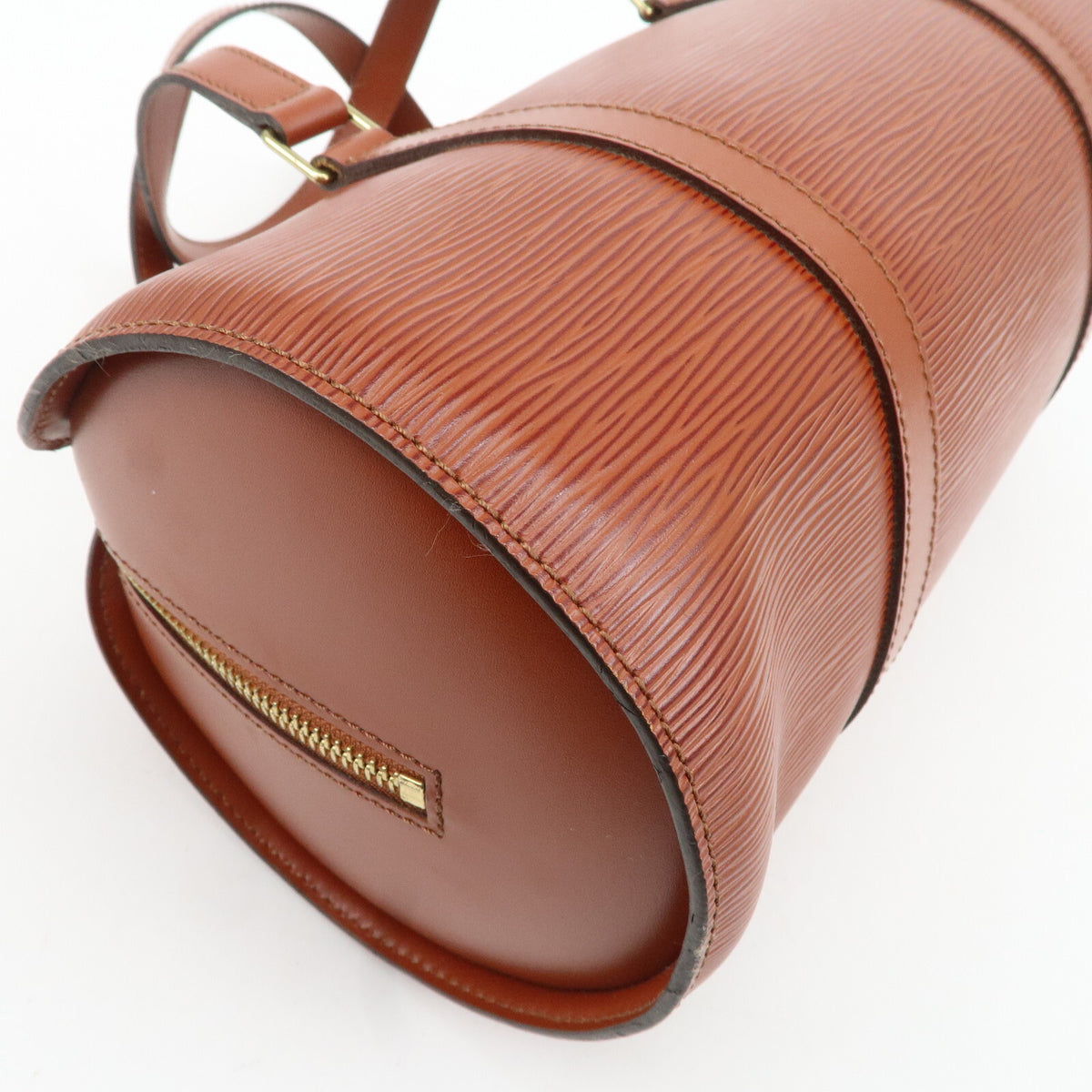 Louis Vuitton Epi Soufflot Shoulder Bag Kenya Brown M52223 Preowned Reuse Auth10