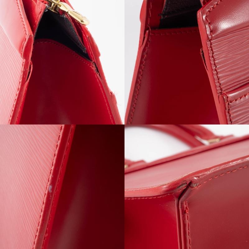 LOUIS VUITTON Riviera Womens Handbag Tote Bag Red Epi Leather Preowned Auth16