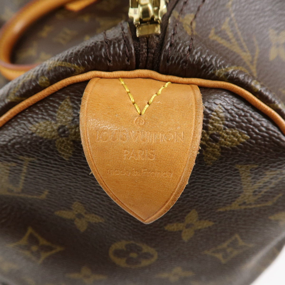 Louis Vuitton Monogram Speedy 40 Hand Bag Boston Bag Brown M41522 Auth Used F/S21