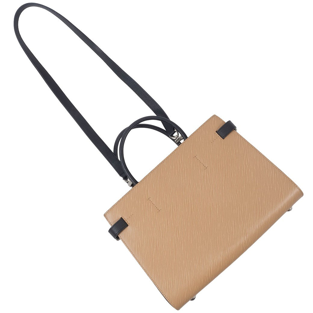 LOUIS VUITTON Twist Tote Bag Epi Camel Short Crossbody Shoulder Bag Preowned14