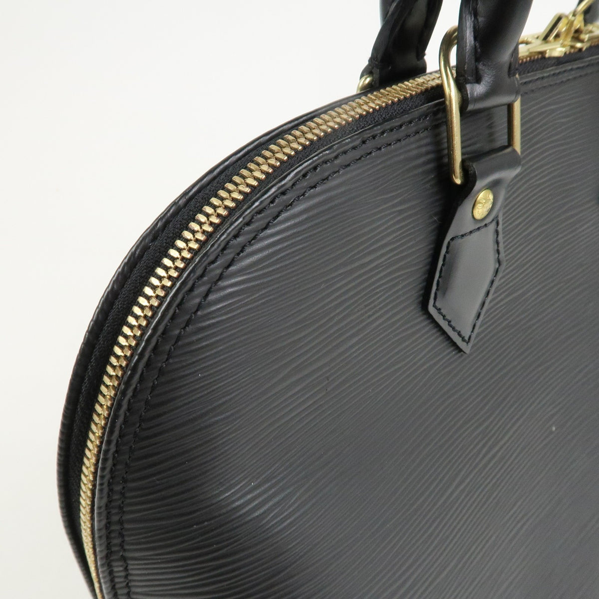 LOUIS VUITTON Alma PM Epi Leather Black Womens Handbag M52802 Preowned Auth15