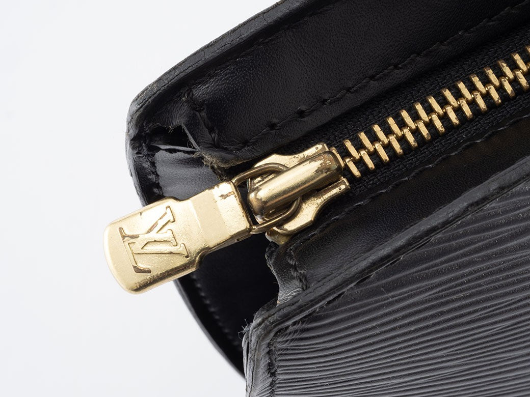Louis Vuitton Saint Jacques Shopping M52262 Epi Black Shoulder Tote Preowned10