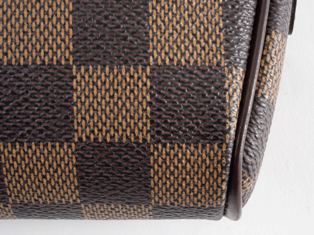 Louis Vuitton Ipanema PM N51296 Damier Ebene Canvas Brown Shoulder Bag Preowned7