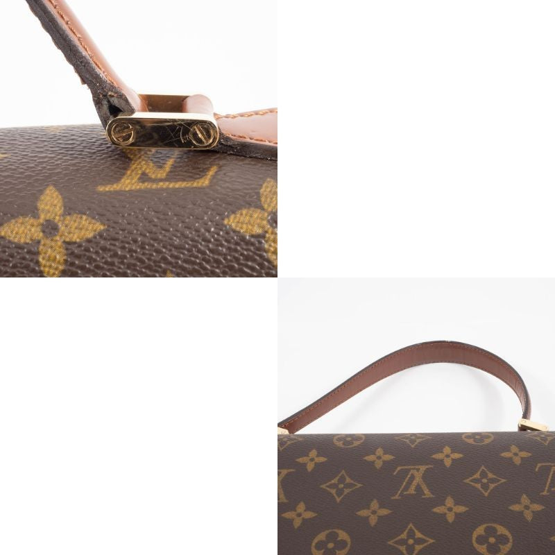 LOUIS VUITTON Concorde Monogram Canvas Womens Handbag Brown M51190 Preowned13