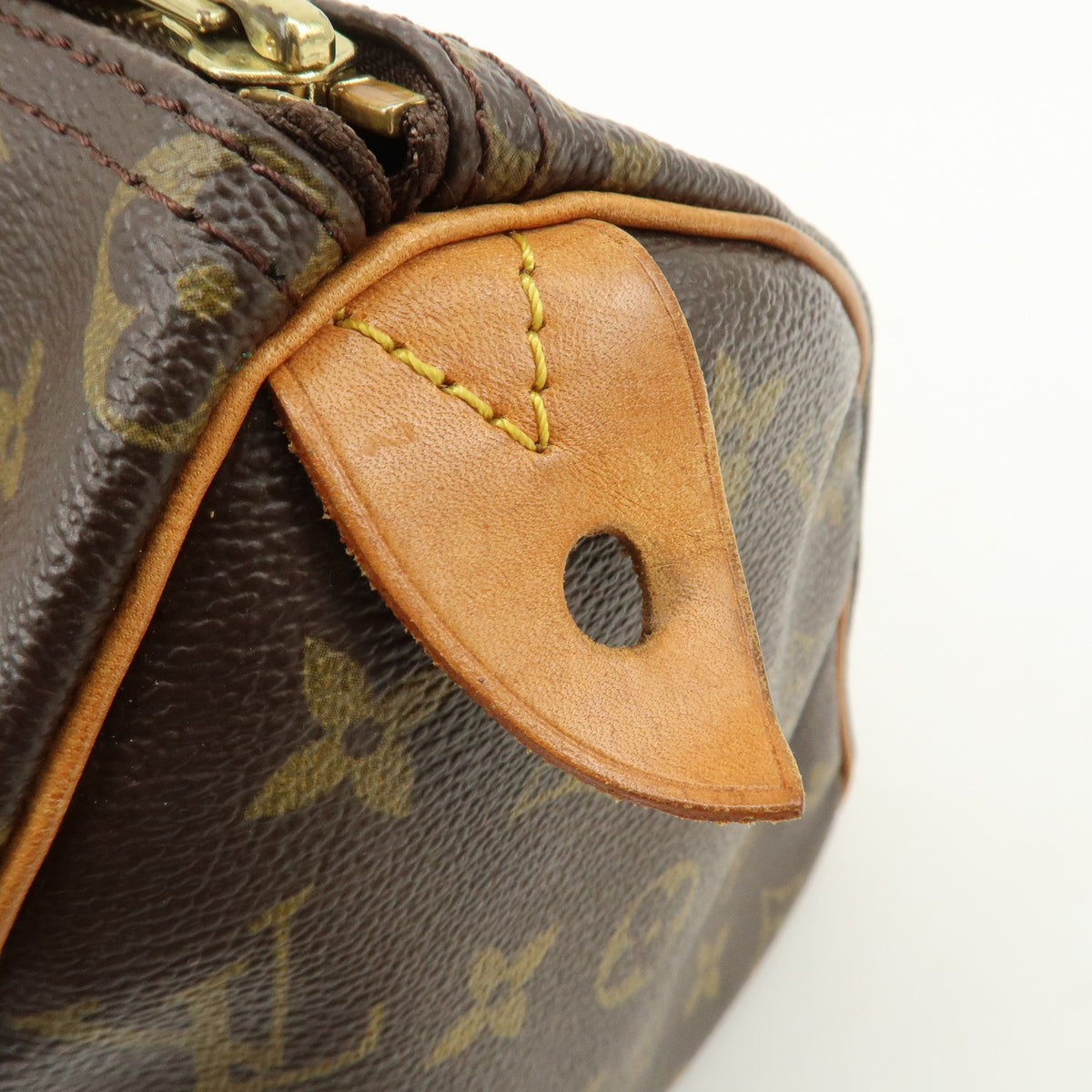 Louis Vuitton Monogram Speedy 25 Boston Bag Hand Bag Brown M41528 Auth Used F/S17