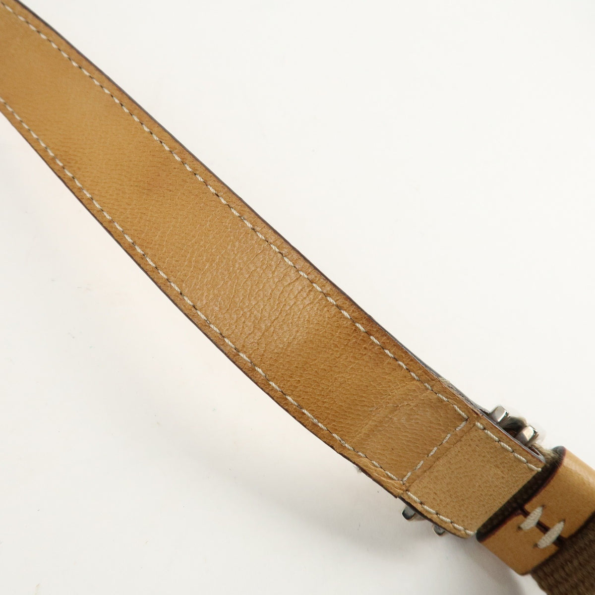 Christian Dior Street Chic Trotter Canvas Leather Shoulder Bag Preowned Auth14